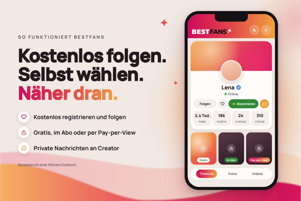 Pornobilder von BestFans Creatorn